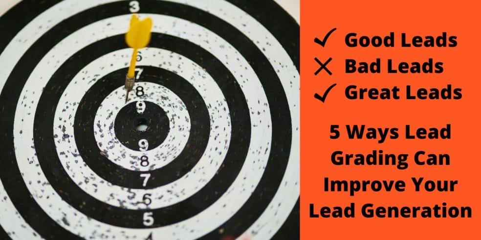 Good Leads Bad Leads and Great Leads  Ways Lead Grading Can Improve Your Lead Generation x